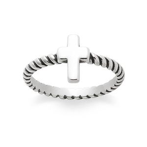 James Avery Twisted Wire Cross Ring